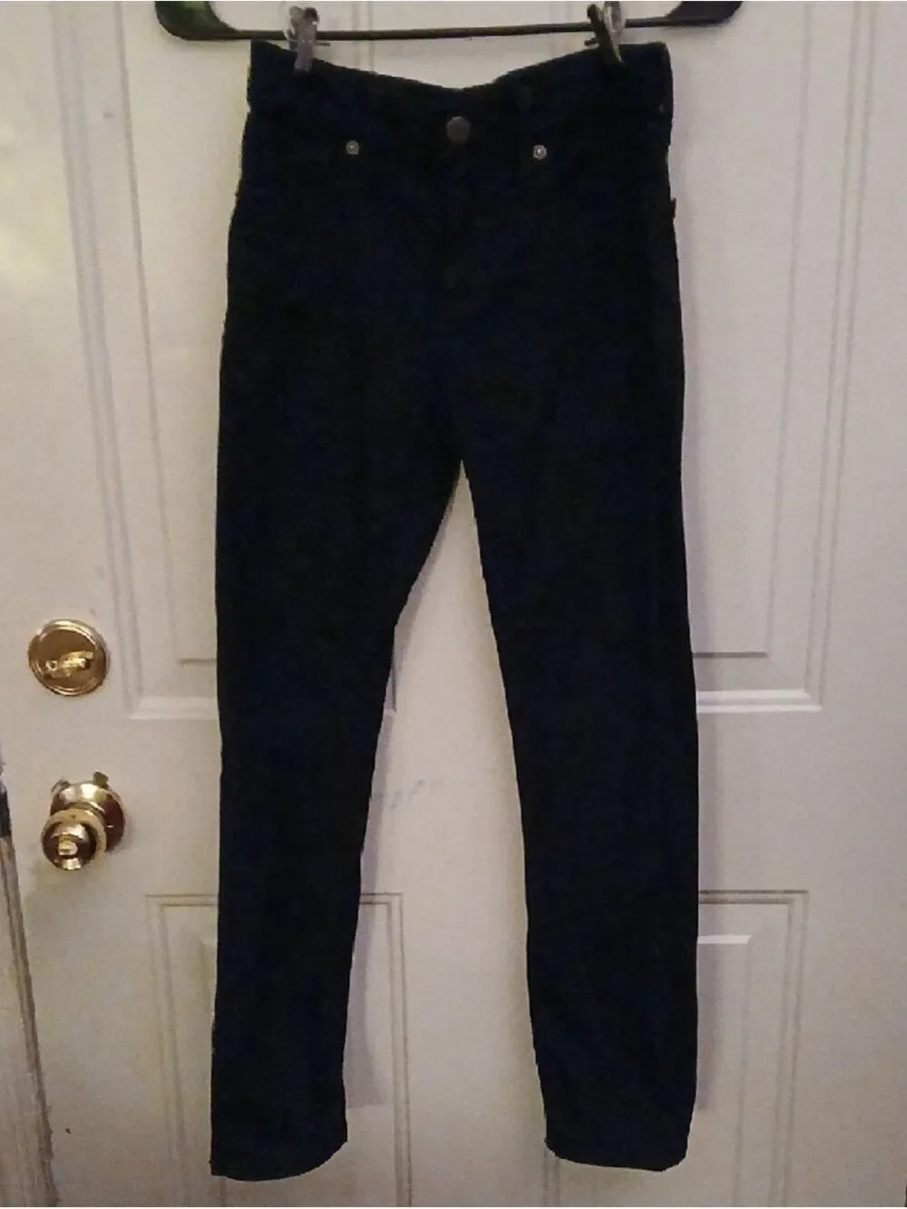Old Navy Boys Black Slim Straight Jeans